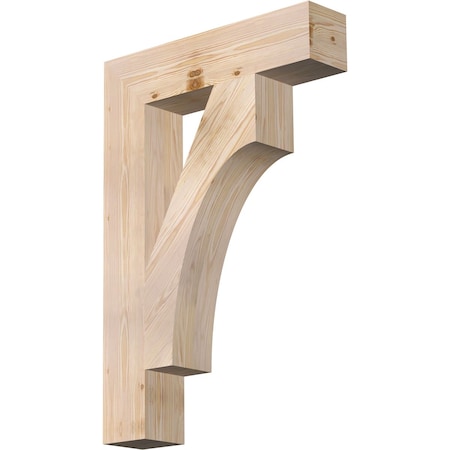 Ekena Millwork Westlake Block Smooth Bracket, Douglas Fir, 5 1/2"W x 26"D x 38"H BKT06X26X38WTL05SDF